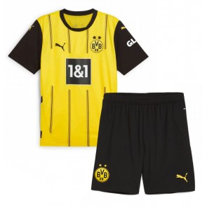 Borussia Dortmund Dětské Domácí dres komplet 2024-25 Krátký Rukáv (+ trenýrky)